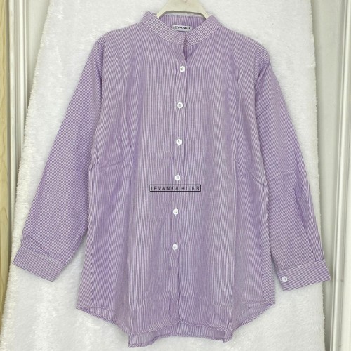 AB-113 Atasan Kemeja Salur